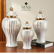 Vase Blanc "Prestige Élancé"
