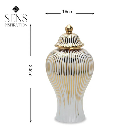 Vase Blanc "Prestige Élancé"