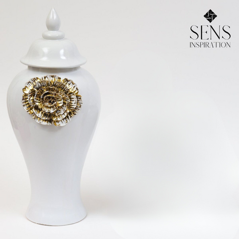 Vase "Printemps Blanc"