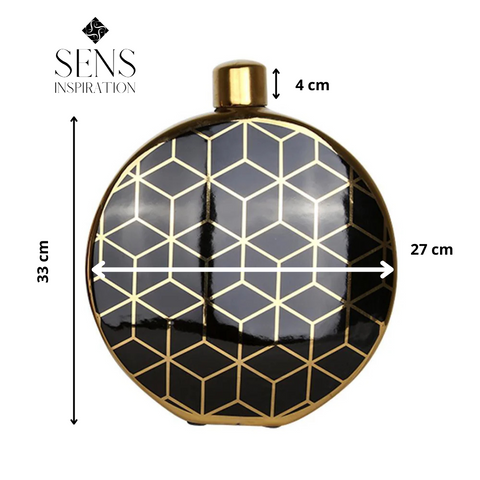 Vase Eclipse doré