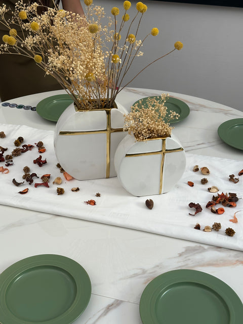 Vases " Douceur blanche "