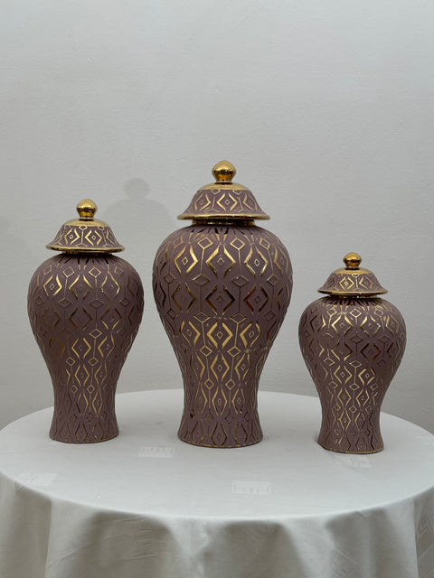 Vase "Éthéré Mauve"