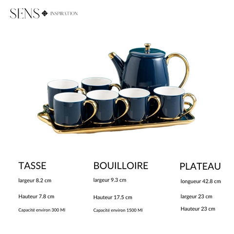 Service à thé tasses