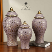 Vase "Éthéré Mauve"