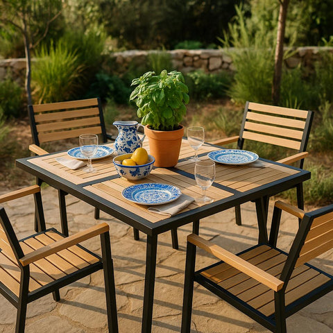 Pack Gardenia – Table & 4 Chaises